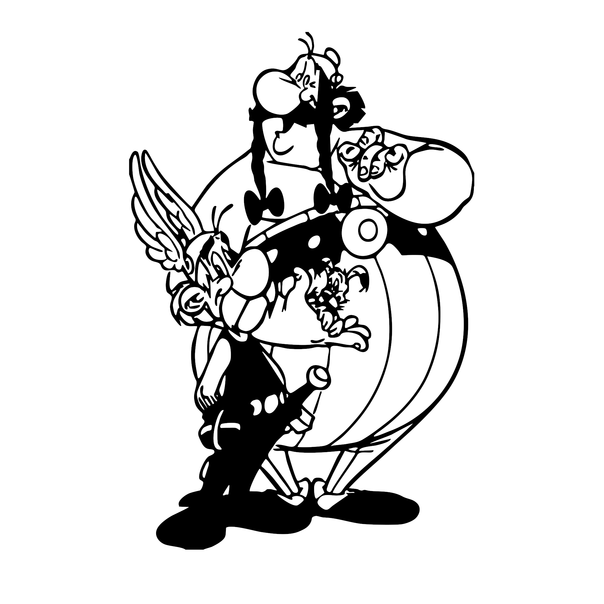 Asterix und Obelix mit Idefix